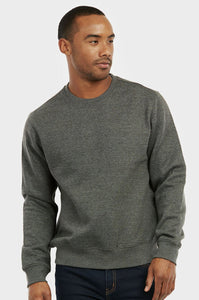 Men's Essentials Knocker Classic Relaxed Fit Pullover Crewneck Sweatshirt (SWS1000_CGY)
