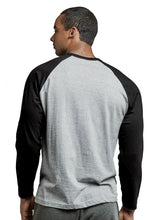 Load image into Gallery viewer, Men&#39;s Essentials Top Pro Long Sleeve Baseball Tee (MBT002_BKL)