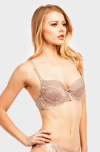 Load image into Gallery viewer, PACK OF 6 SOFRA WOMEN&#39;S FULL CUP LACE PUSH UP BRA (BR4339PLU)