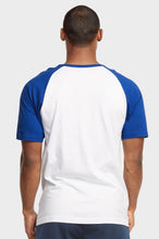 Load image into Gallery viewer, Men&#39;s Essentials Top Pro Short Sleeve Baseball Tee - Royal Blue White (MBT003_RBW)