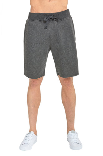 Men's Essentials Knocker Terry Fleece Shorts (FS1000_ CGY)