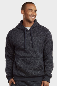 Men's Essentials Knocker Pullover Fleece Hoodie Jacket (HD1010-NVM)