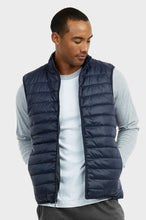 Load image into Gallery viewer, Men&#39;s Essentials Et Tu Lightweight Puffer Vest (MPV200E_NVY)